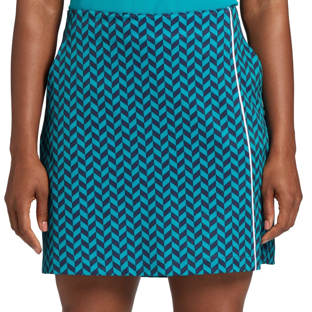 Lady Hagen Women's 17" Wrap Golf Skort Green